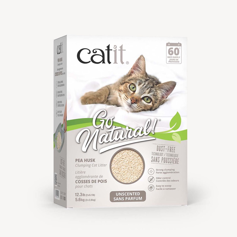 Catit Go Natural Unscented Pea Husk Litter